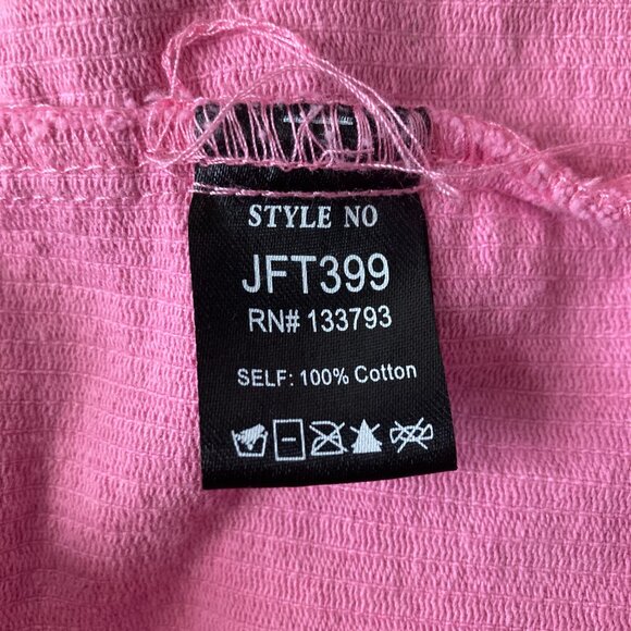 POL Clothing Washed Corduroy Trucker Jacket Pink Size Large - Picture 8 of 13